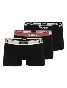 BOSS Black Boxerky 'Power' krémová / burgundská červeň / černá / bílá