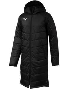 Pánský zimní kabát PUMA Liga Sideline Bench Long Black