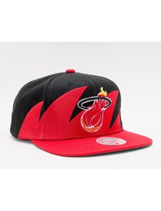 Kšiltovka Mitchell & Ness NBA HWC Miami Heat Black-Red