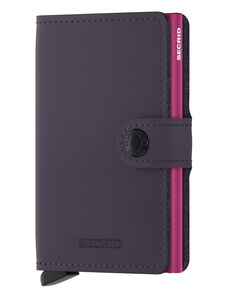 Secrid Miniwallet Secrid Matte Dark Purple-Fuchsia