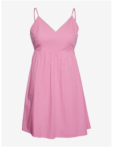 Růžové dámské šaty Vero Moda Charlotte - Dámské