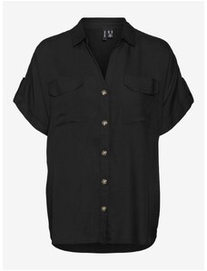 Černá dámská košile Vero Moda Bumpy - Dámské