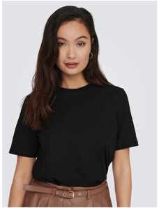 Černé dámské basic tričko ONLY Only - Dámské