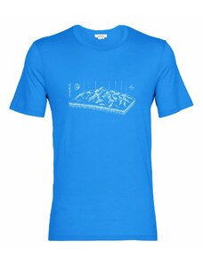 Pánské tričko Icebreaker Tech Lite II SS Alp Lazurite