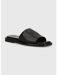 Kožené pantofle Gant Khiara dámské, černá barva, 28561583.G00