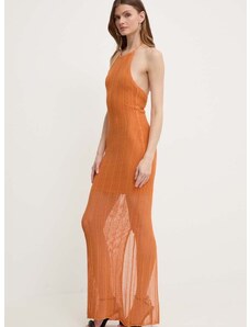 Šaty Guess SOPHIE oranžová barva, maxi, W4GK24 Z3E60
