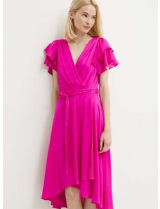 Šaty Dkny růžová barva, midi, DD4AQ571
