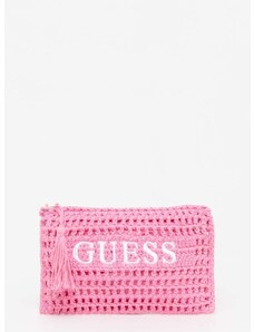 Kosmetická taška Guess růžová barva, E4GZ07 WG4X0