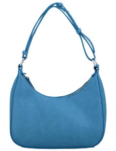 HERISSON Stylová dámská koženková kabelka na rameno Pandora, modrá