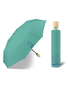 Earth Wasabi Green EKO dámský skládací vystřelovací deštník