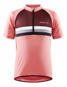 Dětský cyklistický dres Craft Keep WARM Bike Junior růžový