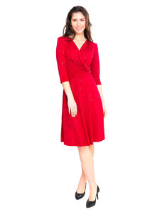 Sofistik plesové šaty KARMELITA&CALGARY, červená