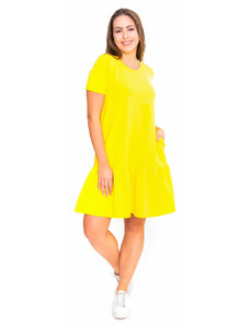 Sofistik teplákové šaty INNA, žlutá
