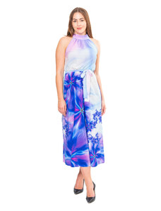 Sofistik šaty LINDA, purple fractal