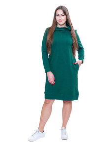 Sofistik teplákové šaty CHLOE, zelená