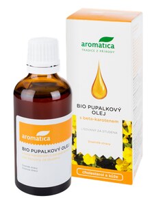 Pupalkový olej Aromatica s beta-karotenem a vitamínem E 100 ml (ARO002)