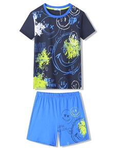 Chlapecké pyžamo - KUGO WT7316, tmavě modrá