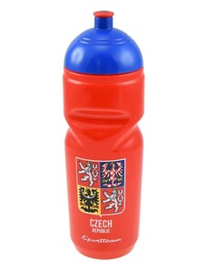 SPORTTEAM Sportovní láhev CZECH REPUBLIC - červená
