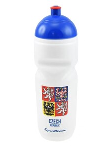 SPORTTEAM Sportovní láhev CZECH REPUBLIC - bílá