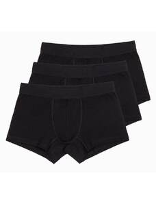 Ombre Clothing Černé stylové boxerky V1 UNBO-0105 (3 ks)
