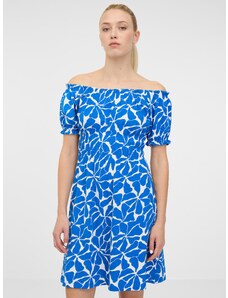 Orsay Modré dámské šaty ke kolenům - Dámské