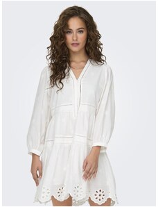 Bílé dámské šaty ONLY Jada - Dámské
