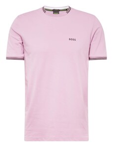 BOSS Tričko ' Taul ' pastelově růžová / černá