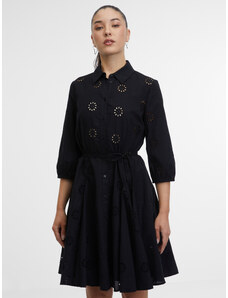 Orsay Černé dámské košilové šaty - Dámské