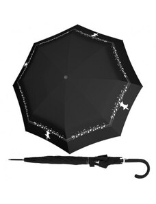 Doppler Fiber Flex AC Musically Cat - dámský holový vystřelovací deštník