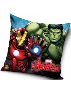 Carbotex Povlak na polštář Avengers - Iron Man a Hulk - 40 x 40 cm