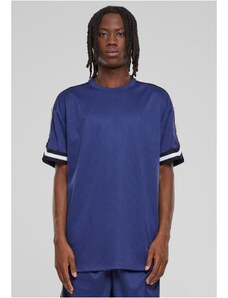 UC Men Pánské tričko Oversized Stripes Mesh - tmavě modré