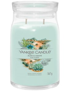 Velká vonná svíčka Yankee Candle Aloe & Agave Singature