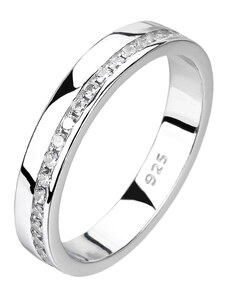 Stříbrný prsten ELEGANTNÍ bílý