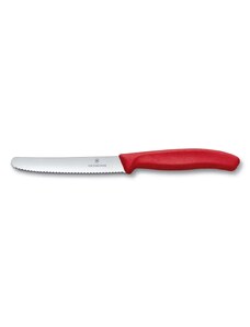 Victorinox Nůž na rajčata červený 11 cm vlnka 6.7831