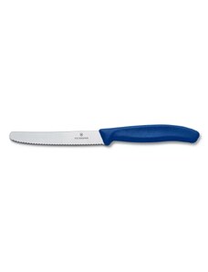 Victorinox Nůž na rajčata modrý 11 cm vlnka 6.7832