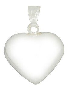 Pfleger Stříbrný přívěšek srdce ploché 18mm