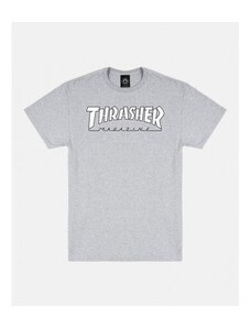 Triko Thrasher Outlined Grey/White L