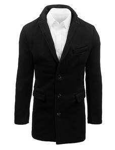 Dstreet Pánský černý kabát CX0380