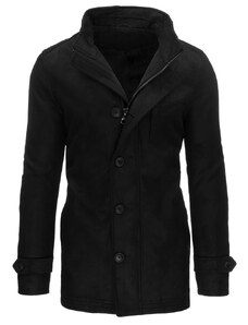 Černý pánský kabát Dstreet CX0435