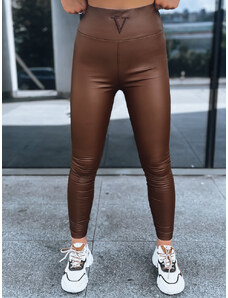 VALENTIS dámské voskované kalhoty čokoládové Dstreet UY1559
