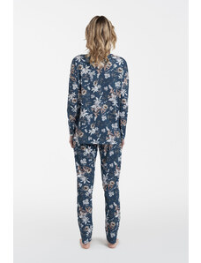 Italian Fashion Dámské pyžamo Madison, dlouhý rukáv, dlouhé kalhoty - potisk