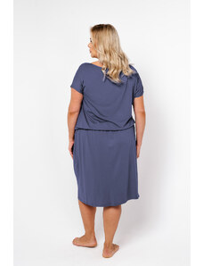 Italian Fashion Dámské šaty Paramo s krátkým rukávem - modré
