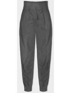 J.STYLE Tmavě šedé tenké teplákové kalhoty (CK03-5)