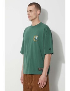 Bavlněné tričko Champion zelená barva, s aplikací, 219999