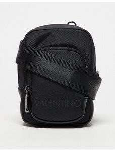 Valentino Bags Valentino Oceano double pocket crossbody bag in black