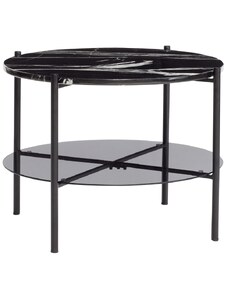 Černý mramorový konferenční stolek Hübsch Stunning 65 cm