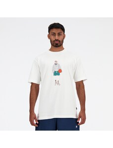 Pánské tričko New Balance MT41578SST – bílé