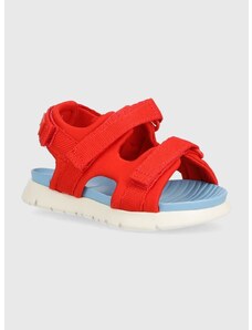 Dětské sandály Camper červená barva