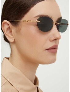 Sluneční brýle Michael Kors MANCHESTER dámské, zlatá barva, 0MK1151