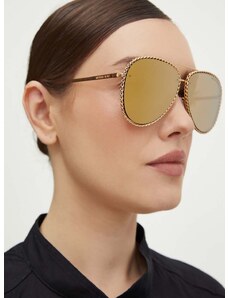 Sluneční brýle Michael Kors PORTOFINO dámské, zlatá barva, 0MK1147